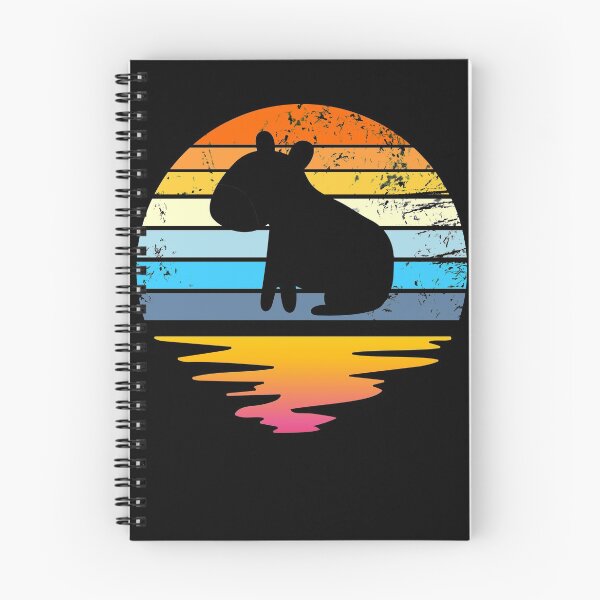 Item preview, Capybara Retro Sunset Animal Lover Vintage Capybara Gear designed and sold by DynamicDesign.