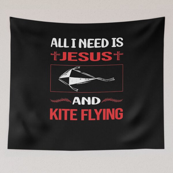 Item preview, Funny Jesus Kite Flying designed and sold by SunnyShop123.