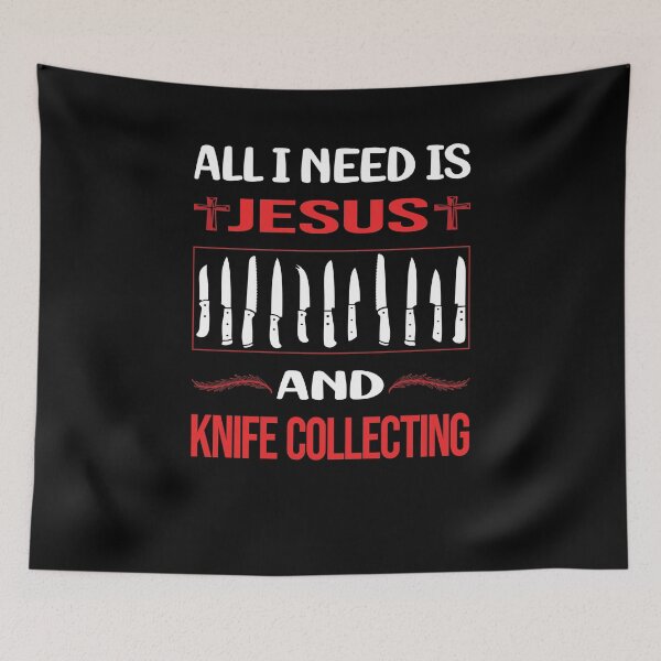 Item preview, Funny Jesus Knife Collecting designed and sold by SunnyShop123.