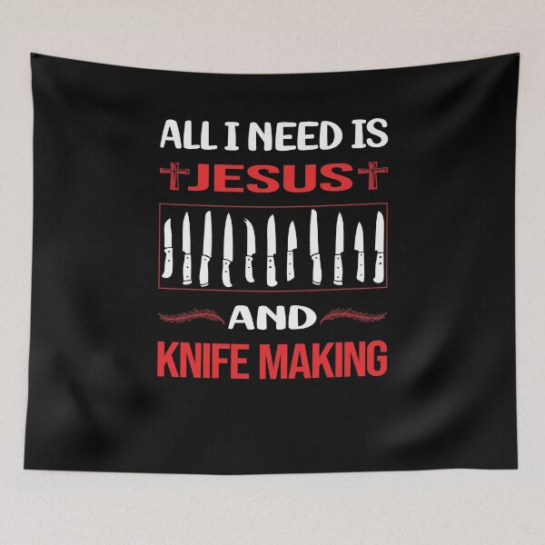 Item preview, Funny Jesus Knife Making Knives Maker Knifemaking Knifemaker designed and sold by SunnyShop123.