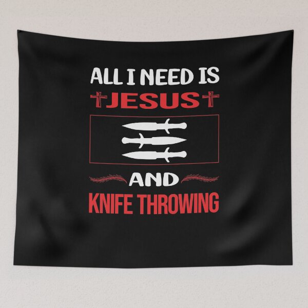 Item preview, Funny Jesus Knife Throwing designed and sold by SunnyShop123.