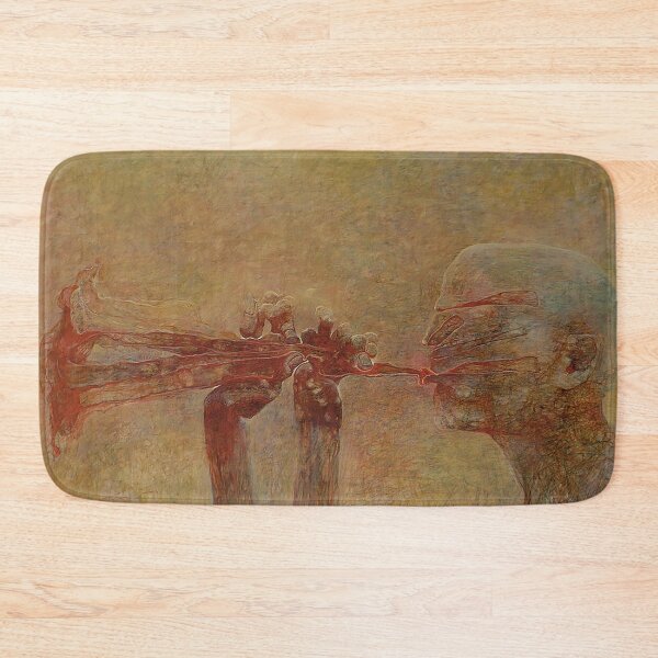 Item preview, Untitled (The Trumpeter) by Zdzislaw Beksinski designed and sold by ReimagineStore.