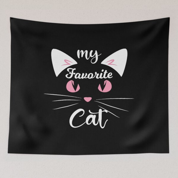 Item preview, my favorite cat-funny animals typography designed and sold by Hartics.