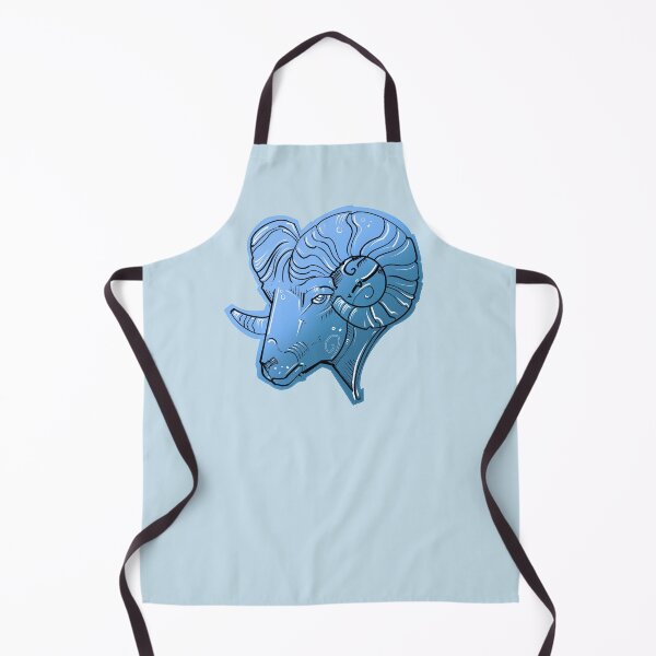 Item preview, Aries zodiac design in blue designed and sold by weilertsen.