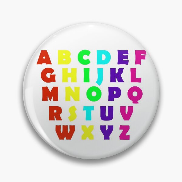 Abc Song Pins And Buttons Redbubble