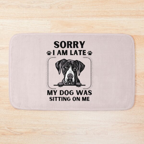 Item preview, Sorry I Am Late My Dog Was Sitting On Me (Dog Lover Gift) designed and sold by i-longmanshop.