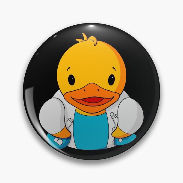 Item preview, Scientist Rubber Duck designed and sold by Alisha Ober Designs.