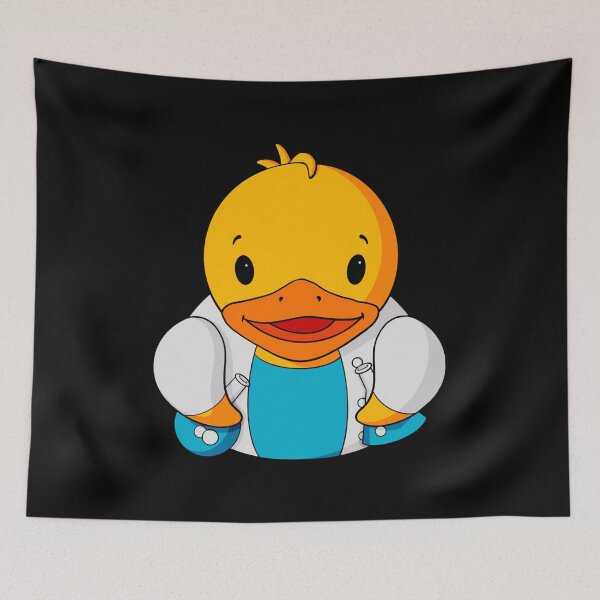 Item preview, Scientist Rubber Duck designed and sold by Alisha Ober Designs.