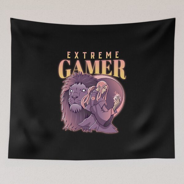 Aperçu de l'œuvre Extreme Gamer avec Lion Sorcerer créée et vendue par PRIVARSHU.
