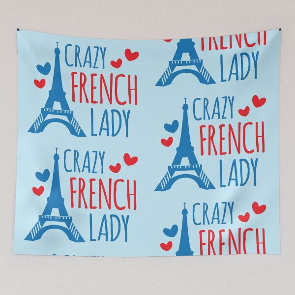 Item preview, Crazy french lady designed and sold by jazzydevil.