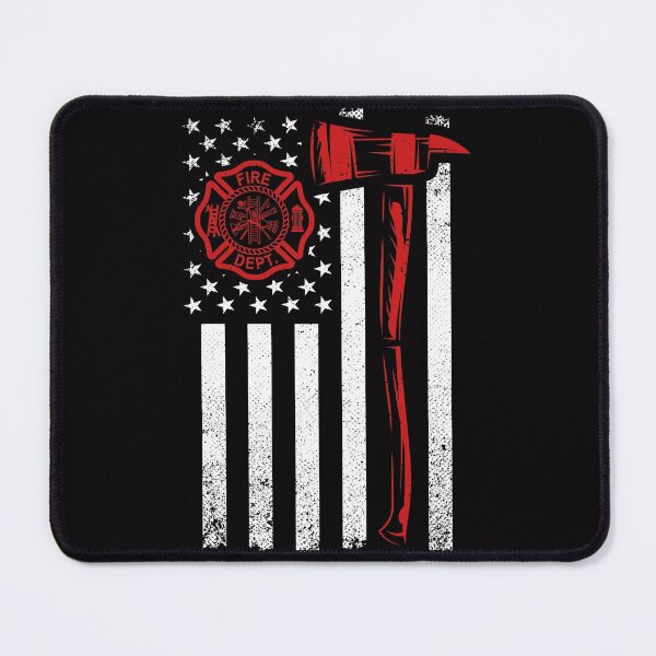 Item preview, Firefighter Flag American designed and sold by verdecuddly.