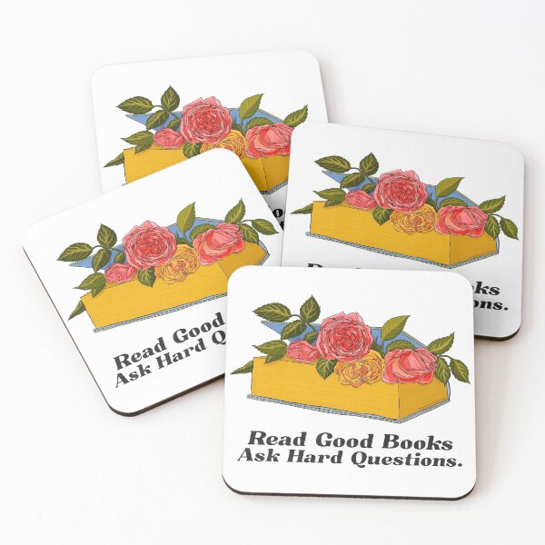 Item preview, Read Good Books Ask Hard Questions designed and sold by fabfeminist.