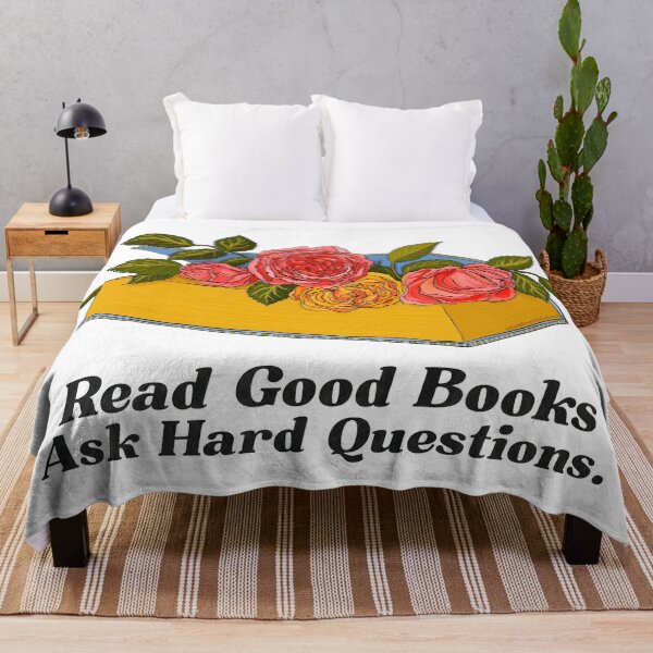 Item preview, Read Good Books Ask Hard Questions designed and sold by fabfeminist.