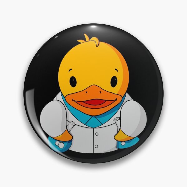 Item preview, Scientist Rubber Duck designed and sold by Alisha Ober Designs.