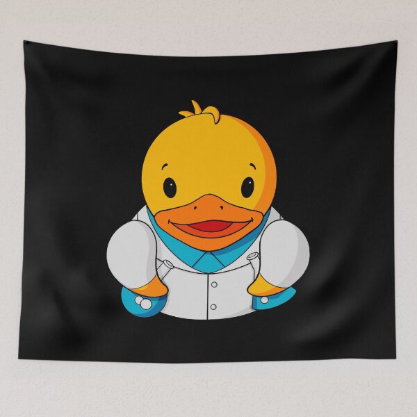 Item preview, Scientist Rubber Duck designed and sold by Alisha Ober Designs.
