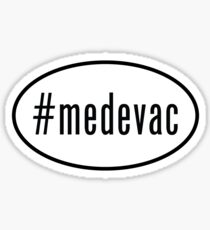 #medevac oval sticker Sticker
