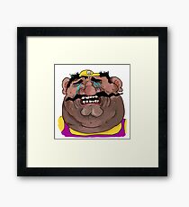 Sad Wario Framed Print