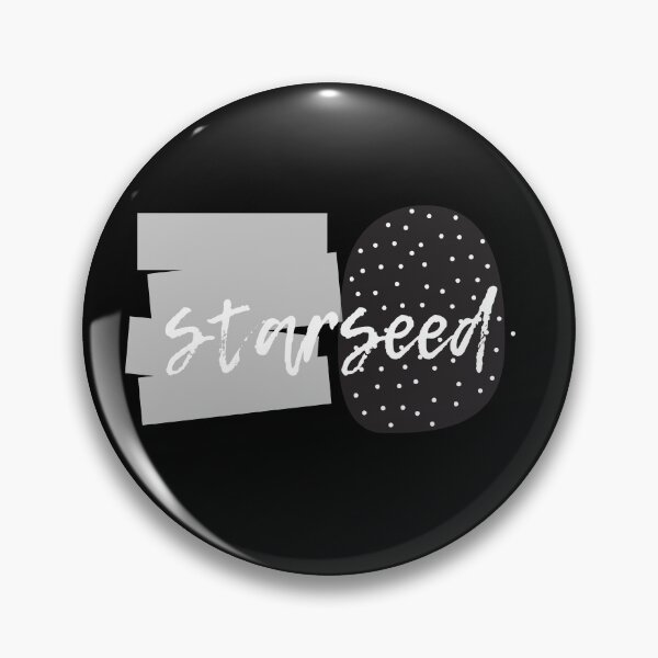 Item preview,   Starseed With Gray Graphic Elements And Dots On Black designed and sold by hopaaa.