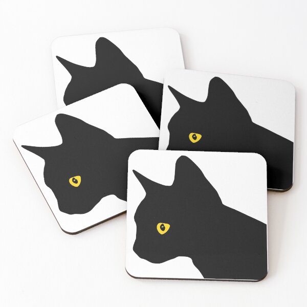 Item preview, Black Cat with Yellow Eyes designed and sold by Owlies-Barn.