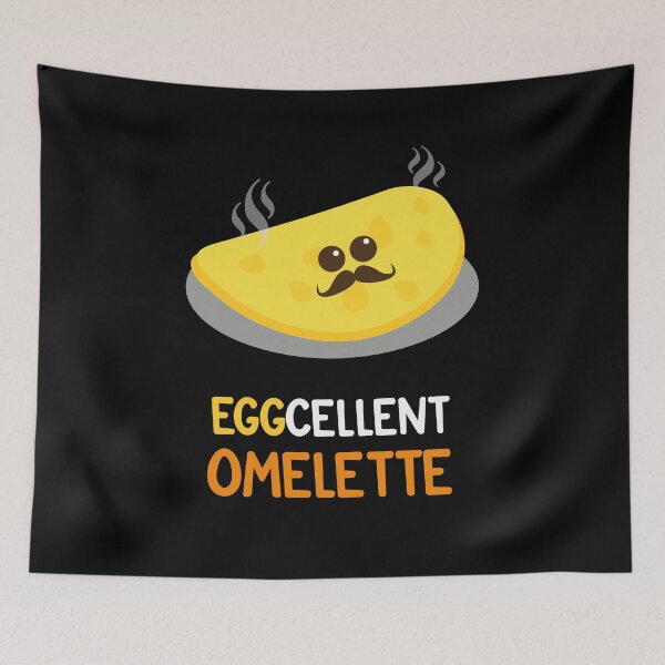Item preview, Eggcellent Omelette | Gift Ideas | Food Puns Jokes designed and sold by Fluffy-Vectors.