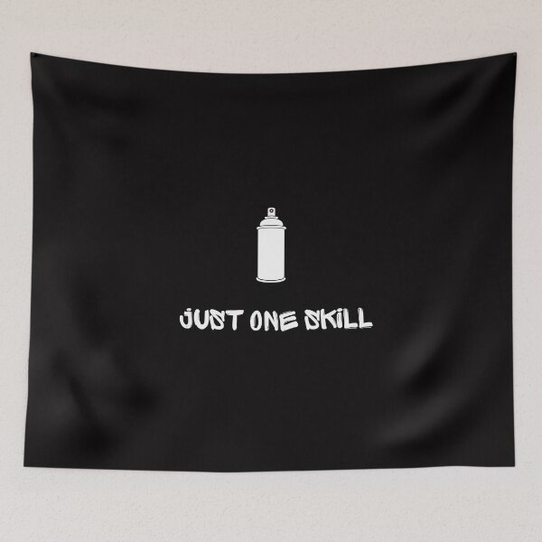 Item preview, JUST ONE SKILL- STEET ART TEE SHIRT designed and sold by monoso0607.