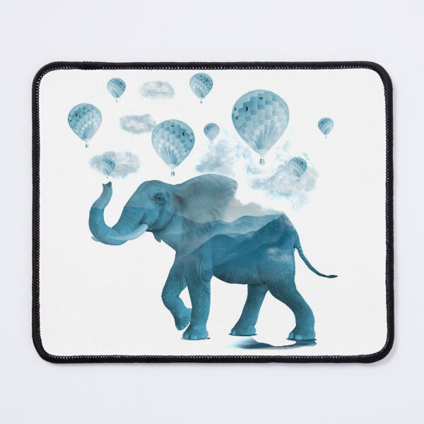 Item preview, Magical Blue Elephant designed and sold by maryedenoa.