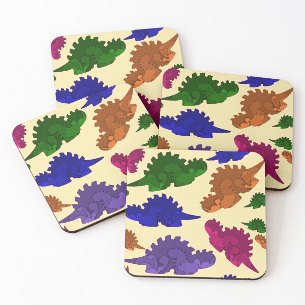 Item preview, Colorful Cut Out Dino Shiloutte designed and sold by Maupi.