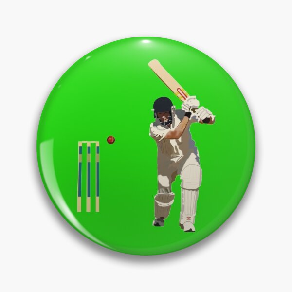 Item preview, Cricket batsman designed and sold by Guido Isidrón Suárez.