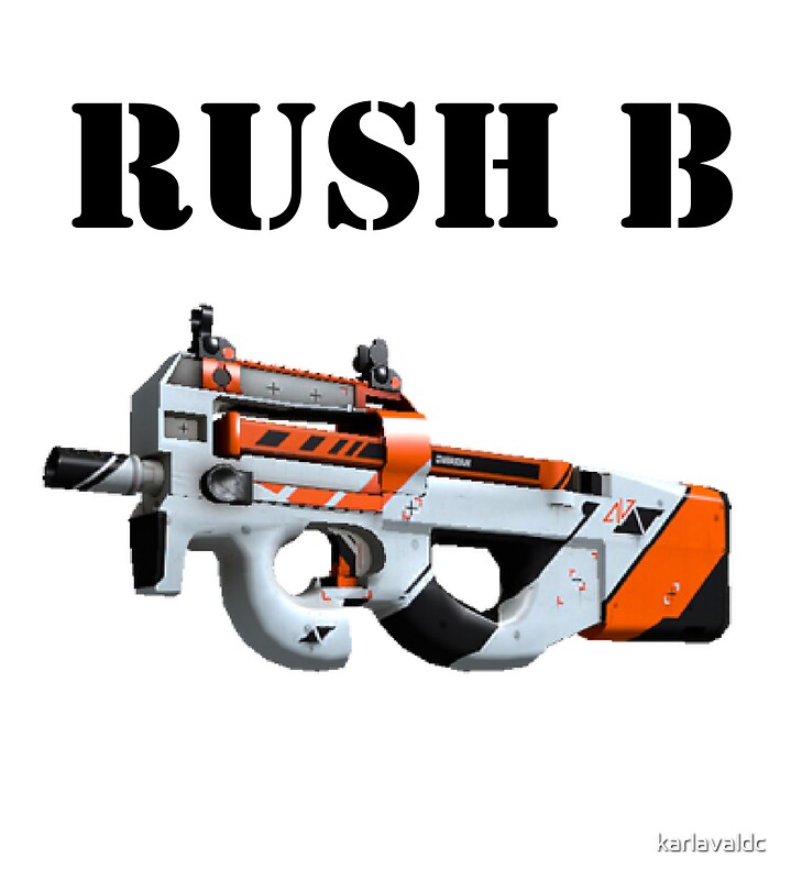 "rush B P90" Stickers By Karlavaldc | Redbubble