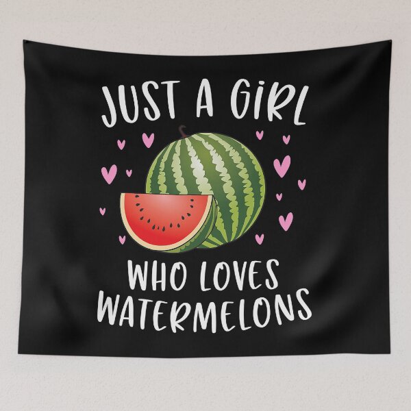 Artikelvorschau, Wassermelone für Mädchen Nur ein Mädchen, das Wassermelonen liebt entworfen und verkauft von TheOHC.