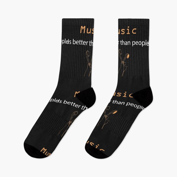 Item preview, music is better than people shirt designed and sold by Crystakim.