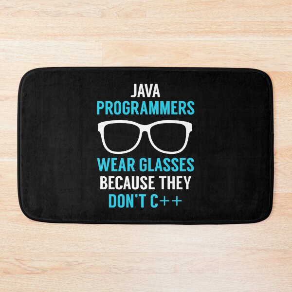 Item preview, JAVA programmers wear glasses because they can’t C++ designed and sold by ObscuredOptics.