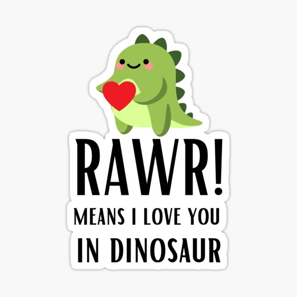 Gdkasrny Roar Significa Que Eu Te Amo Em Colar De Dinossaur