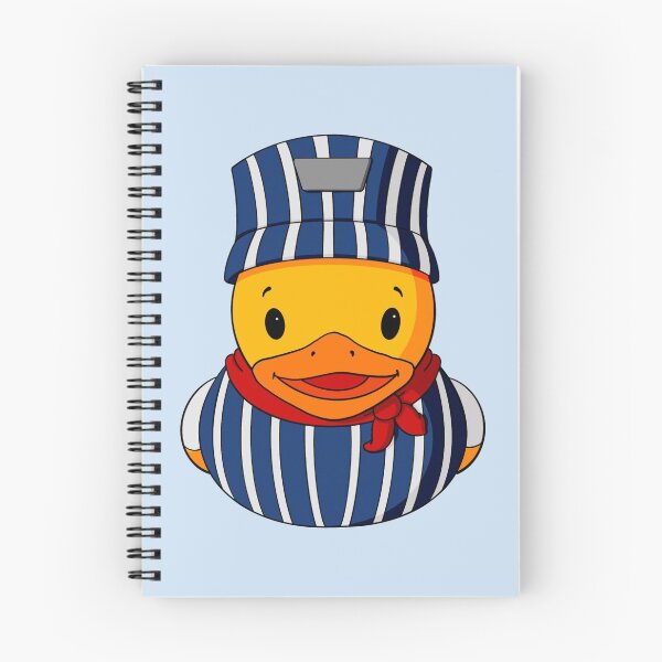 Item preview, Conductor de tren pato de goma designed and sold by Alisha Ober Designs.