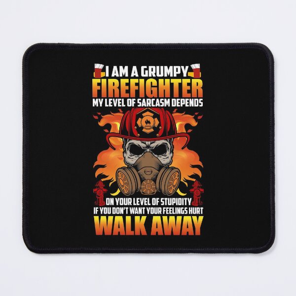 Item preview, I'm A Grumpy Firefighter Walk Away designed and sold by verdecuddly.