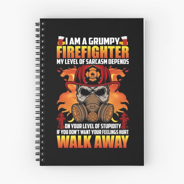 Item preview, I'm A Grumpy Firefighter Walk Away designed and sold by verdecuddly.