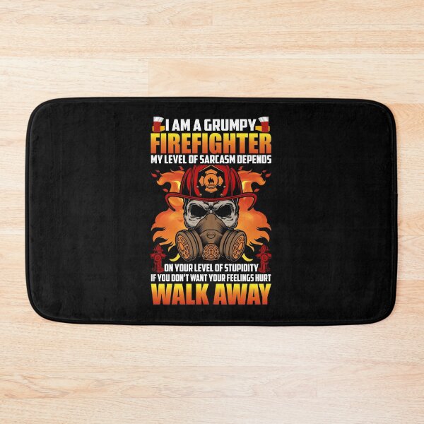 Item preview, I'm A Grumpy Firefighter Walk Away designed and sold by verdecuddly.