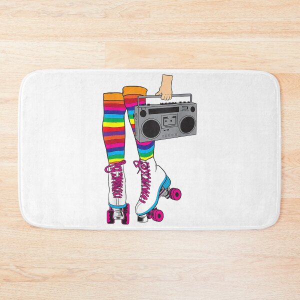 Item preview, Women Retro Rollerskates 80's Roller Disco Skating Girl  designed and sold by TheOHC.