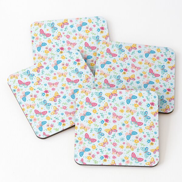 Item preview, Insects and flowers pattern designed and sold by Haxino.