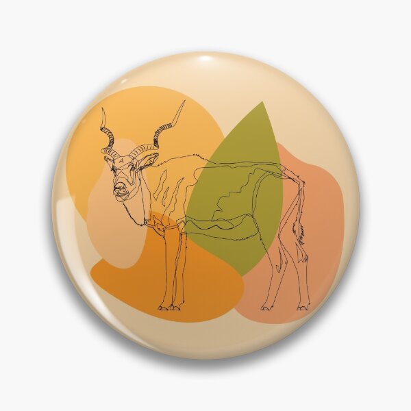 Item preview, Addax abstract line art colored background wildlife, wild animals art, Bovidae family, sahara desert, antelope deer designed and sold by SGS-.