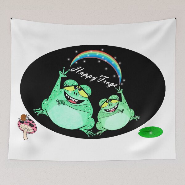 Item preview, Happy Frogs  designed and sold by Shirley cute art .