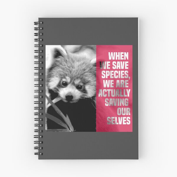 Item preview, when we save species, we are actually saving ourselves.(endangered animal lesser panda) designed and sold by challengecafe.