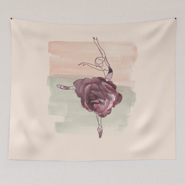 Item preview, Watercolor Ballerina Line Art  !!! designed and sold by M-Infinite.