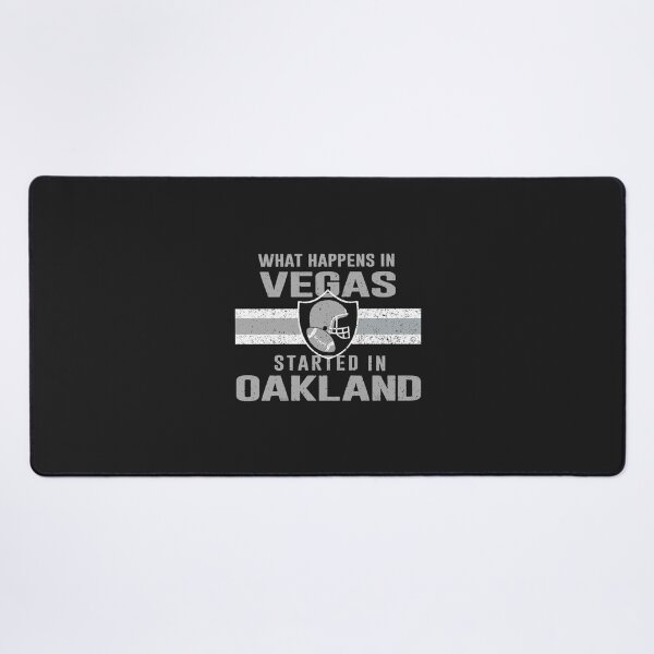Artikelvorschau, Las Vegas Raiders T-ShirtWhat Happens in Vegas begann in Oakland - Fußball-T-Shirt für Fans entworfen und verkauft von FarnhStone.