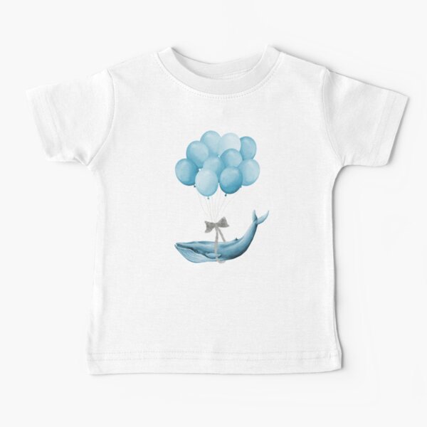 Item preview, Whale With Balloons - blue designed and sold by maryedenoa.