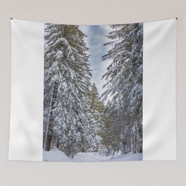 Item preview, Winter landscape in the mountains designed and sold by sonyc.