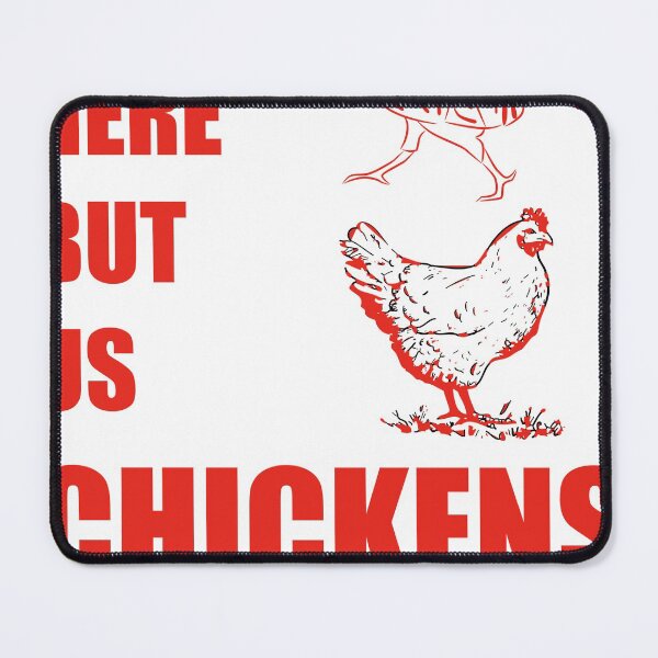 Item preview, No One Here But Us Chickens Cockerel Hen Bird Poultry designed and sold by stuartsemporium.