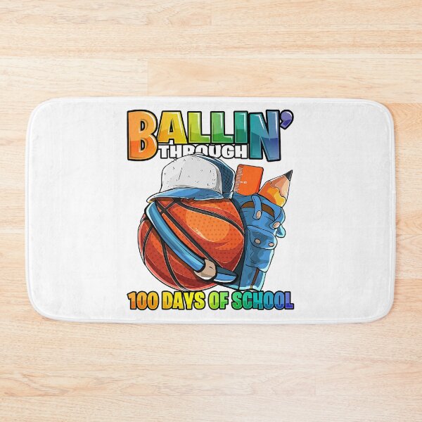Item preview, Ballin' Through 100 Days of School Basketball Kindergarten designed and sold by larryscott84.