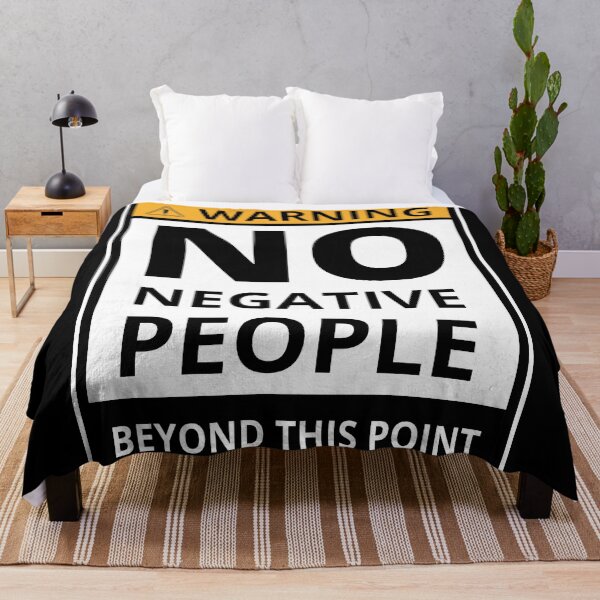 Item preview, No Negative People Beyond This Point designed and sold by KingsManKind.