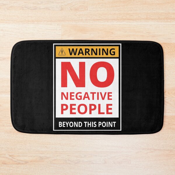 Item preview, No Negative People Beyond This Point 2 designed and sold by KingsManKind.